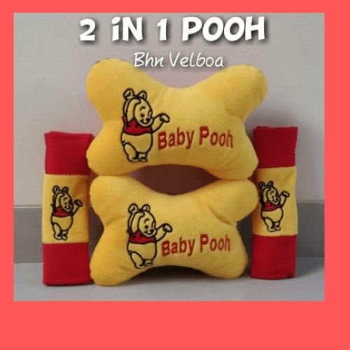 Gối ngủ 2 trong 1 hình gấu pooh dễ thương cho bé