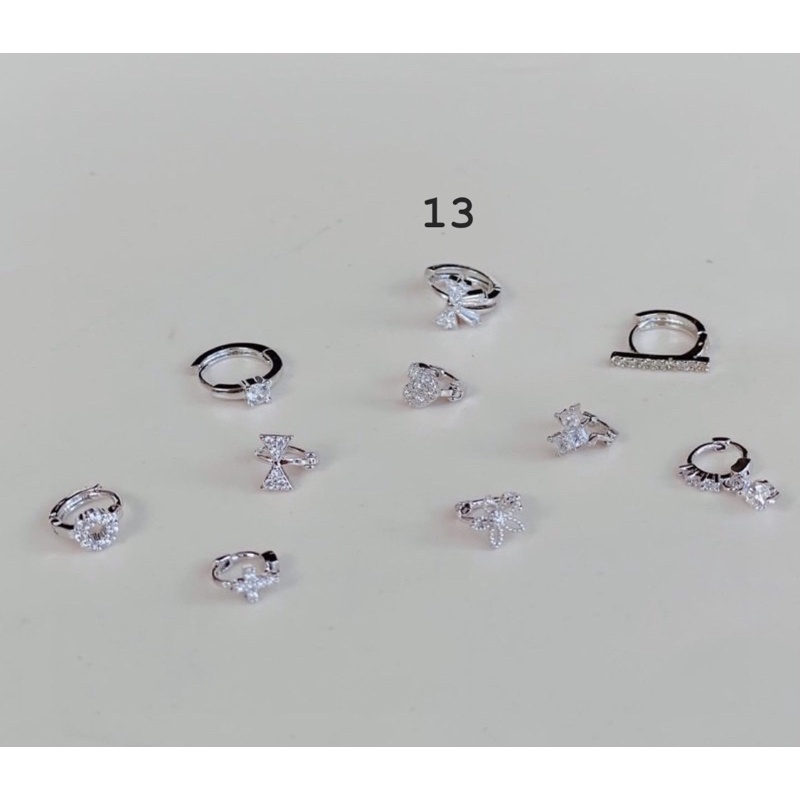 ĐỌC KĨ MÔ TẢ - 1 chiếc bông tai thép y tế SIZE NHỎ đeo vành tai