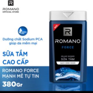ROMANO_ SỮA TẮM 380G ĐỦ LOẠI