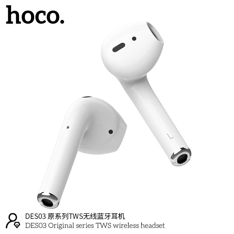 Tai Nghe Bluetooth Hoco DES03 Chính Hãng V5.0 Âm Thanh Siêu Hay, Định Vị, Đổi Tên - Bảo Hành 12 Tháng, Lỗi Đổi Mới 100% | BigBuy360 - bigbuy360.vn