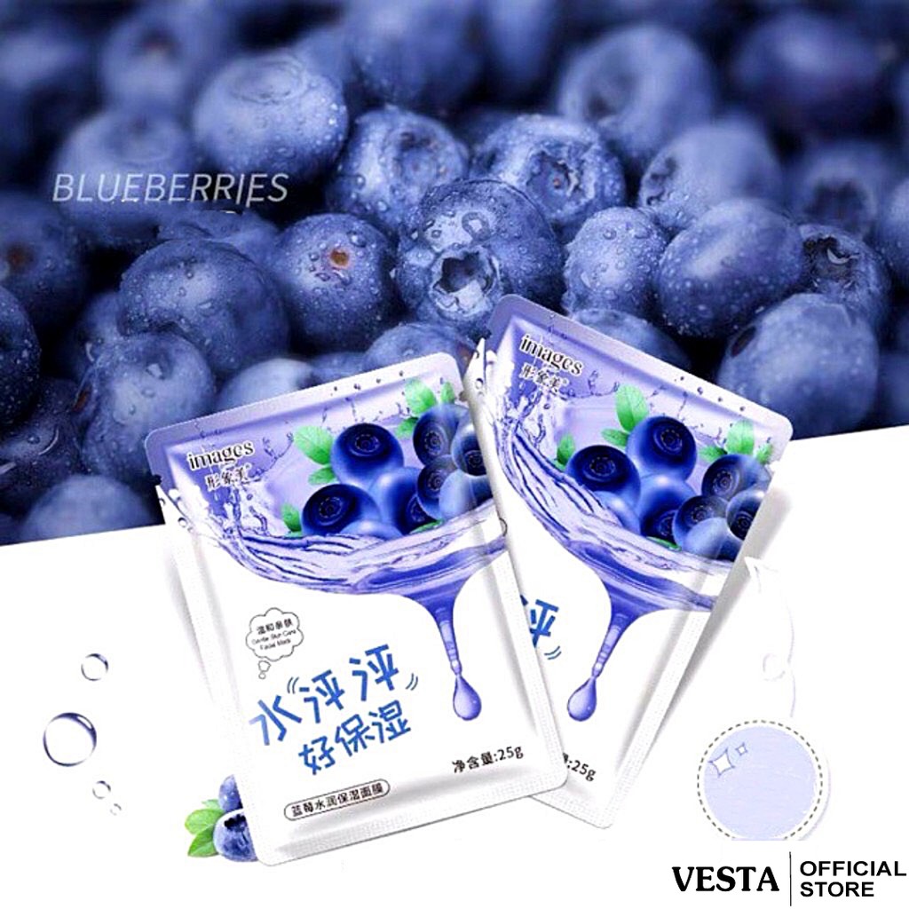 Mặt nạ giấy dưỡng da - mask nha đam việt quất mật ong Images cấp ẩm dưỡng trắng | BigBuy360 - bigbuy360.vn