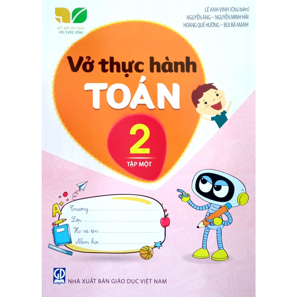 Sách - Vở thực hành Toán 2 tập 1 - Kết Nối Tri Thức Với Cuộc Sống