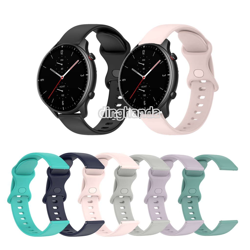 Dây Đeo Silicone Thay Thế Cho Đồng Hồ Thông Minh Huami Amazfit GTR 42mm 47mm GTR2 GTR 2e GTR 3 Pro