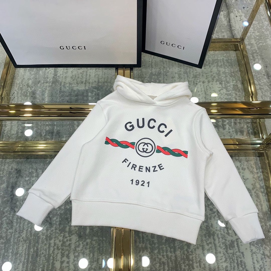 Gc Bộ Quần Áo Denim Lót Vải Dày Chui Đầu Phối Lông Dày Dặn Thời Trang Thu Đông 2022 Mới Cho Bé Trai Và Bé Gái