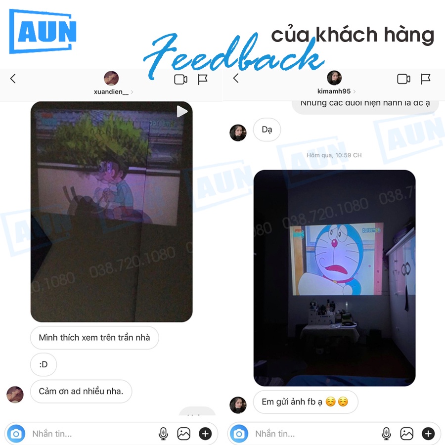 [BẢN 2021 MỚI NHẤT Máy chiếu mini AUN C40s hỗ trợ fullhd 1080p và kết nối với điện thoại, laptop, máy tính | BigBuy360 - bigbuy360.vn