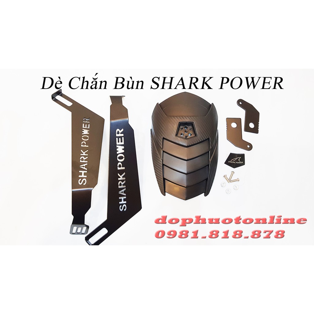 CHẮN BÙN SHARK POWER CHÂN THÁI BẢN TO MẪU MỚI &lt;TOPGEAR&gt;