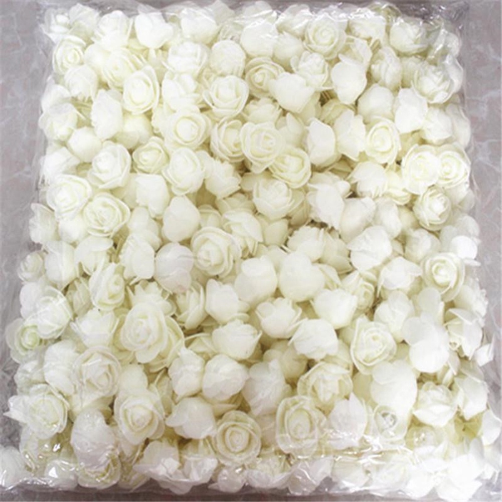 Set 500 bông hoa hồng xốp trang trí tiệc cưới DIY