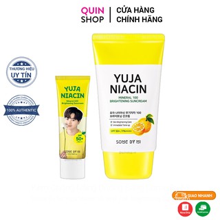 Kem Chống Nắng Chiết Xuất Trái Thanh Yên Some By Mi Yuja Niacin Mineral 100 Brightening Suncream SPF50+