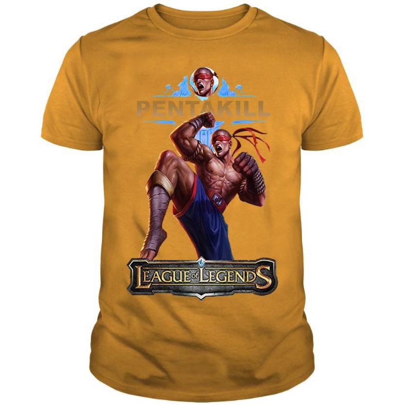 DEL HOT -  [Hình Thật] Áo Thun LEESIN Cực Chất, Áo Liên Minh Huyền Thoại LEE SIN Siêu Độc - LOL Tshirt  / sp bán chạy