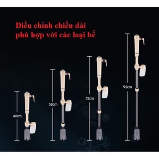 Máy Bơm Hút Phân Hồ Cá AS 615B (điện + pin)