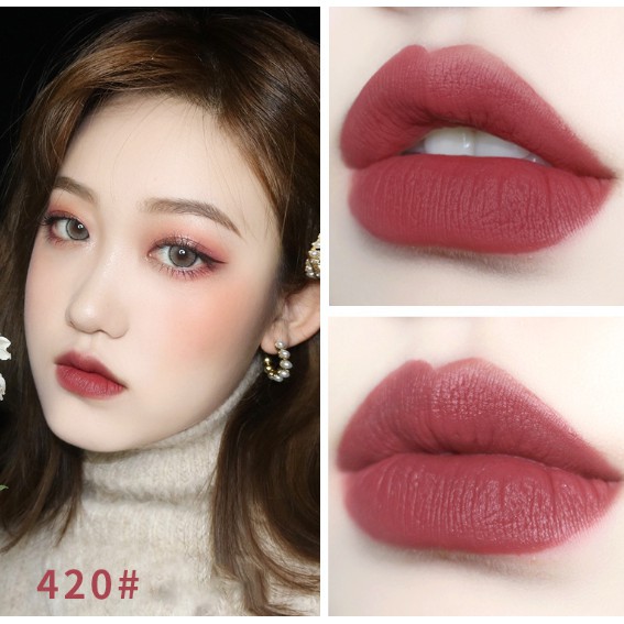 Son môi NOVO dạng thỏi ống vuông nhiều tông màu màu lì lâu trôi dưỡng ẩm tốt | BigBuy360 - bigbuy360.vn