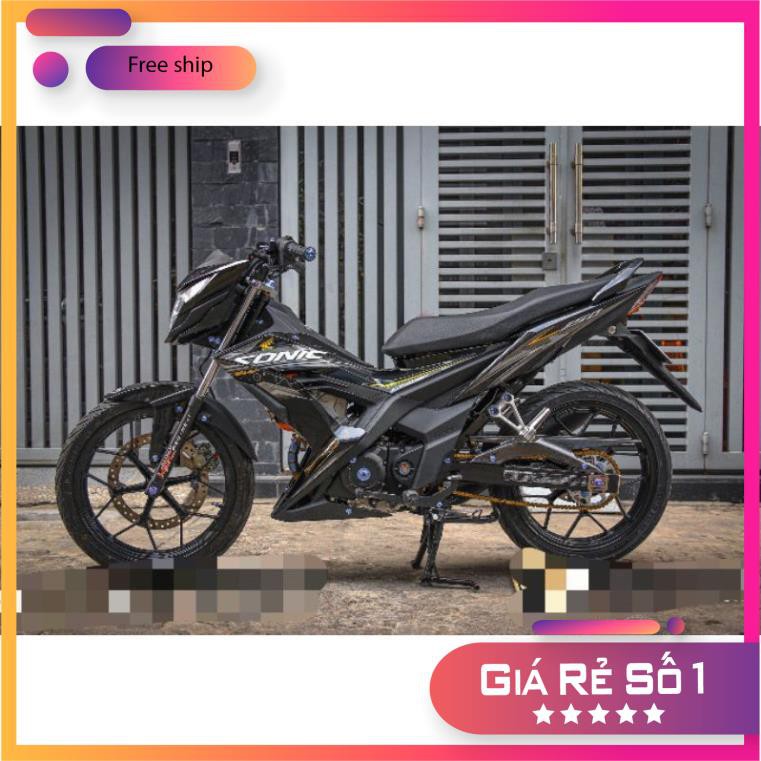 TEM RỜI SONIC 150 ĐEN bảo hành màu sắc vĩnh viễn