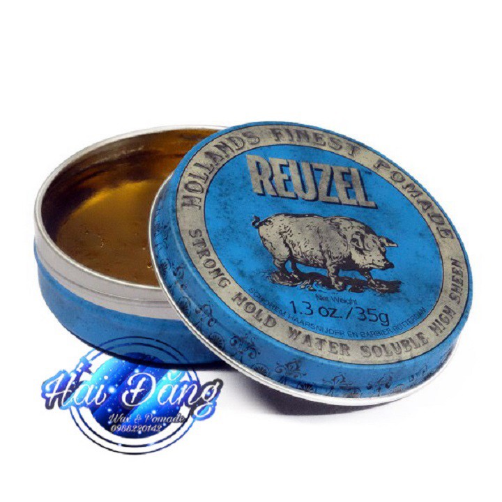 [CHÍNH HÃNG] Pomade vuốt tóc gốc nước Reuzel Pomade Blue - 113g - nhập khẩu Hà Lan