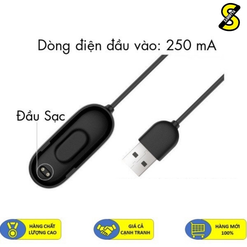 Dây Sạc Miband 4 Cao Cấp Cho Đồng Hồ Thông Minh XIAOMI MIBAND 4 Chất