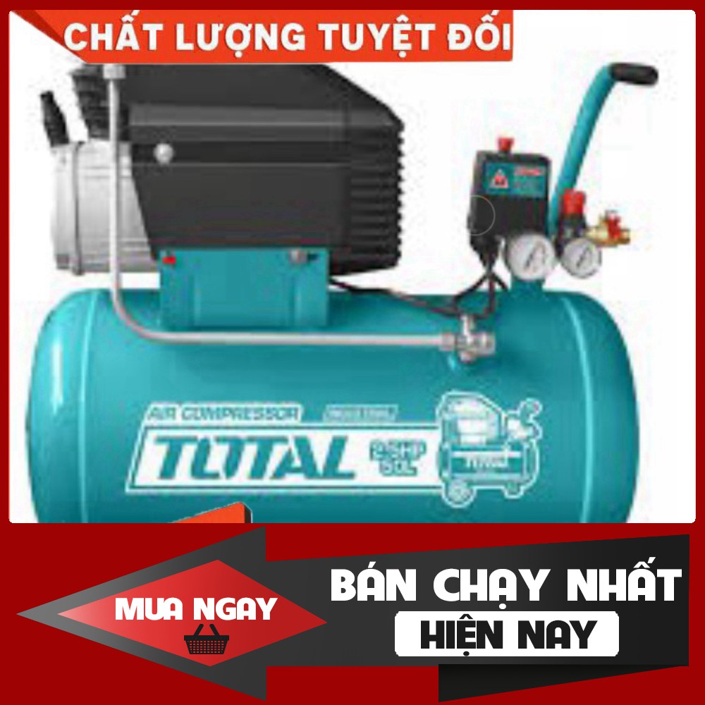 2.5HP Máy nén khí dung tích 50 lít Total TC125506 [bảo hành chính hãng]