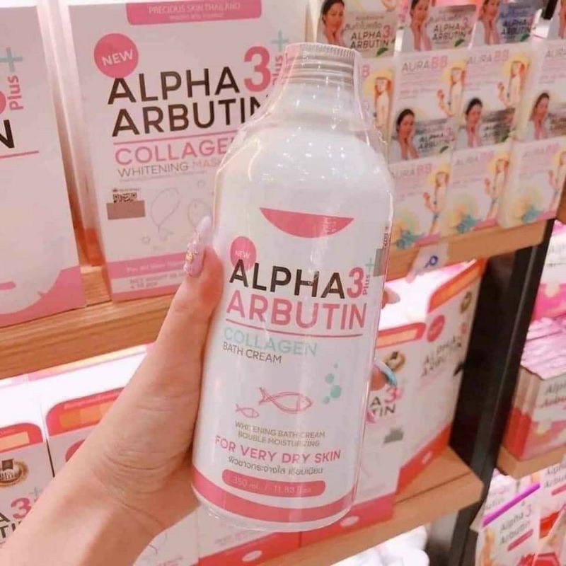Sữa tắm trắng da alpha albutin 3+ 350ML