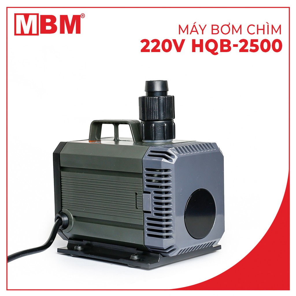 [XẢ HÀNG GIÁ SỐC][NHẬP MÃ GIẢM NGAY 5%]Máy bơm chìm hồ cá non bộ 220V 55W HQB-2500 SUNSUN - hỗ trợ kỹ thuật trọn đời