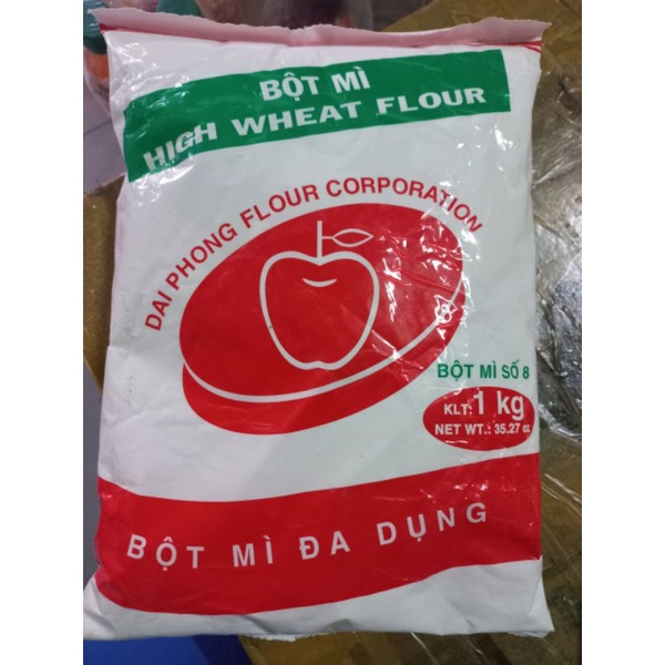 Bột mì số 8 táo đỏ_Bịch 1kg_HCM_xuất VAT