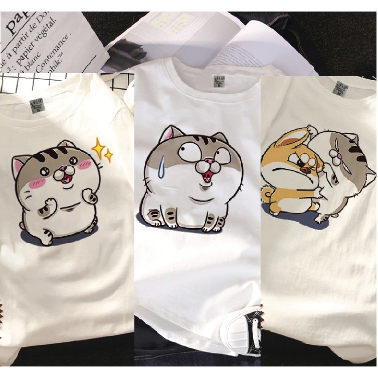 [HOT TREND] Áo thun tay cộc giá rẻ in hình mèo Ami dễ thương