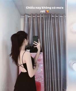 Đầm maxi đan dây lưng