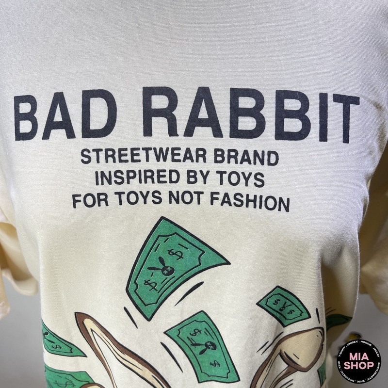 Áo thun tay lỡ MIA, Áo phông nữ form rộng dáng Unisex/Ulzzang mặc lẻ cặp nhóm hình RABIT