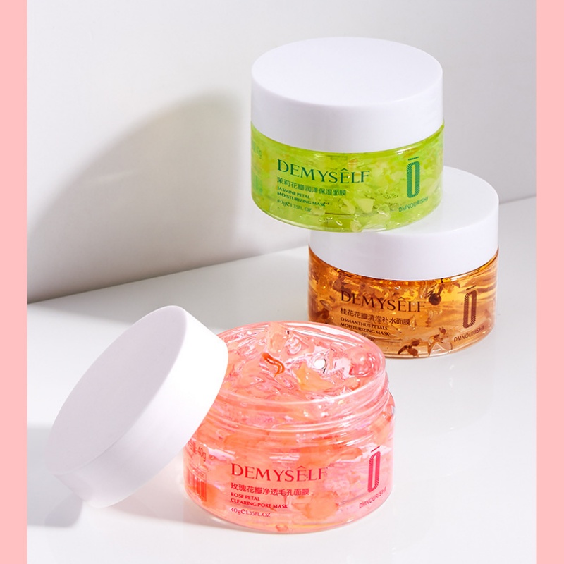 [Hàng mới về] Mặt nạ DEMYSELF dưỡng ẩm tinh chất hoa mộc tê/ nhài/ hoa hồng chăm sóc da hiệu quả