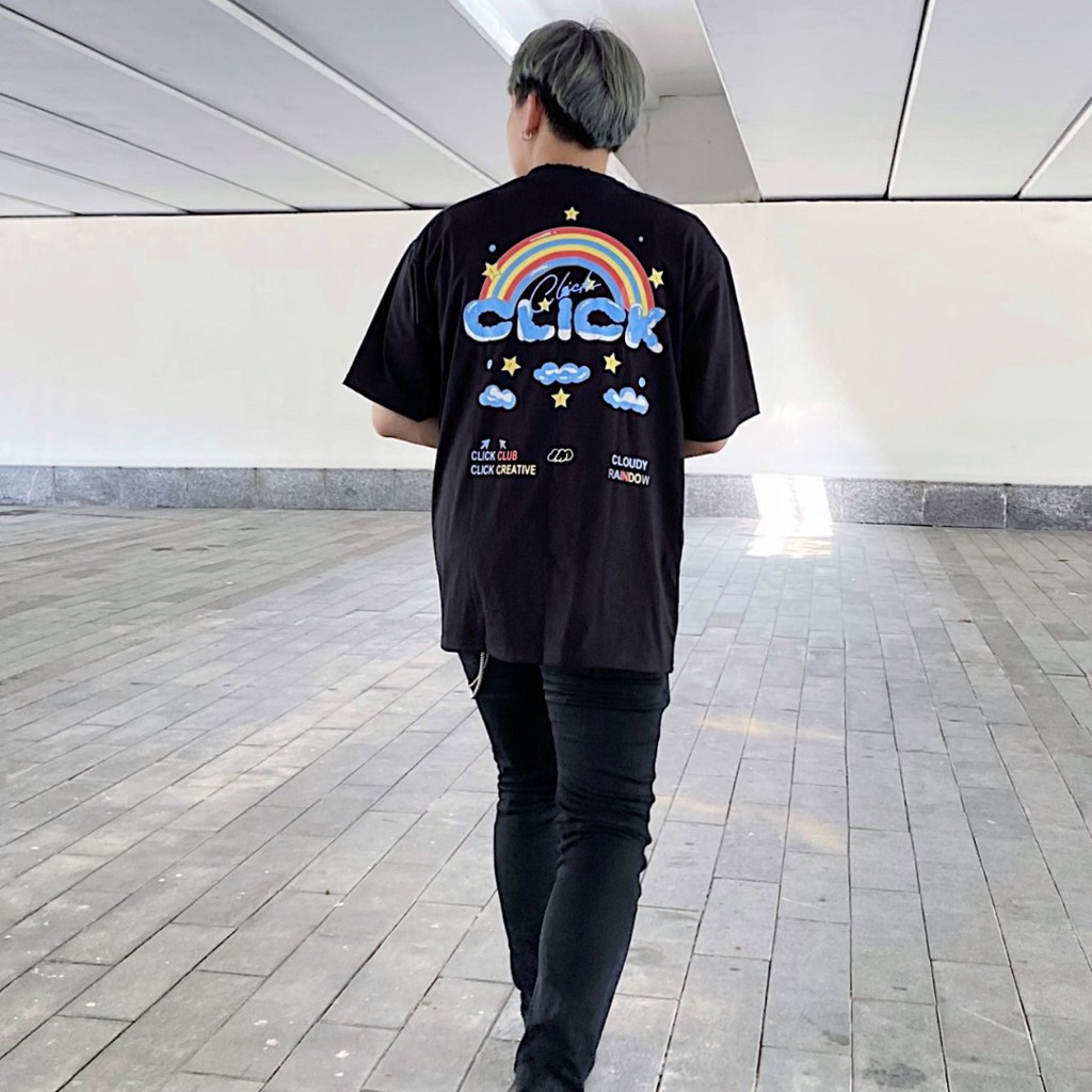 Áo thun Streetwear tay lỡ Nam Nữ Unisex Phông Tay ngắn phong cách Hàn Quốc