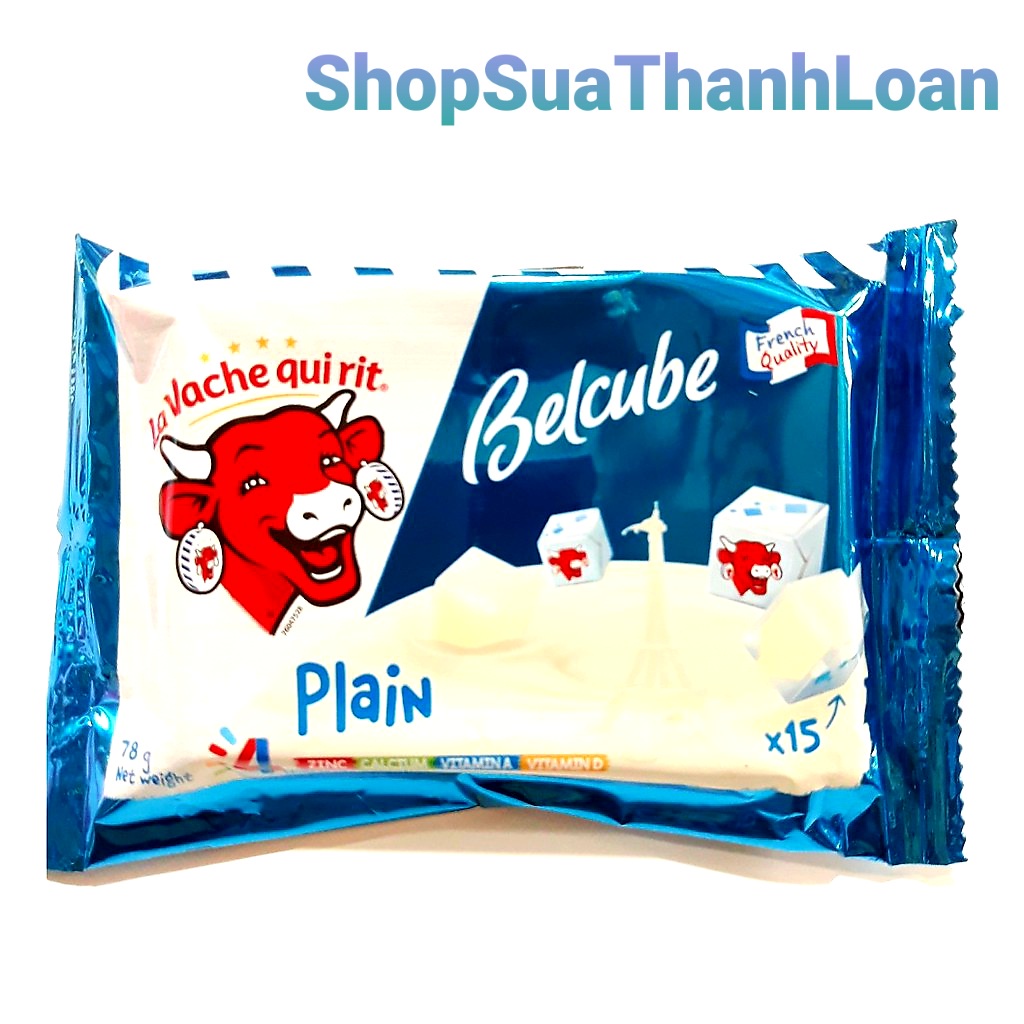 [HSD T6-2026] Phô Mai Vuông Belcube Vị Sữa 78g