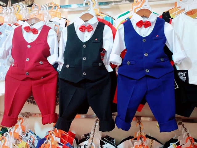 Bộ công tử Cao Cấp cho bé trai 8-28kg