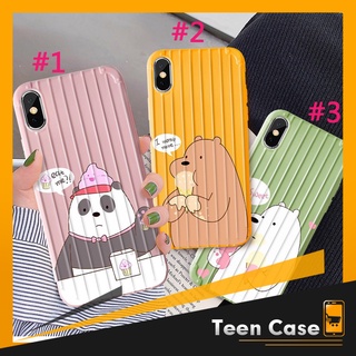 Ốp lưng Iphone vali 💝FREESHIP 50K💝Gấu Xám bán kem hồng dễ thương cho Iphone 6/6s/6sp/6p/7p/8p/X/XS