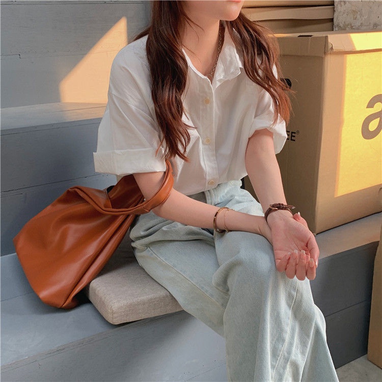 Áo Sơ Mi Ngắn Tay Thời Trang Mùa Hè Hàn Quốc