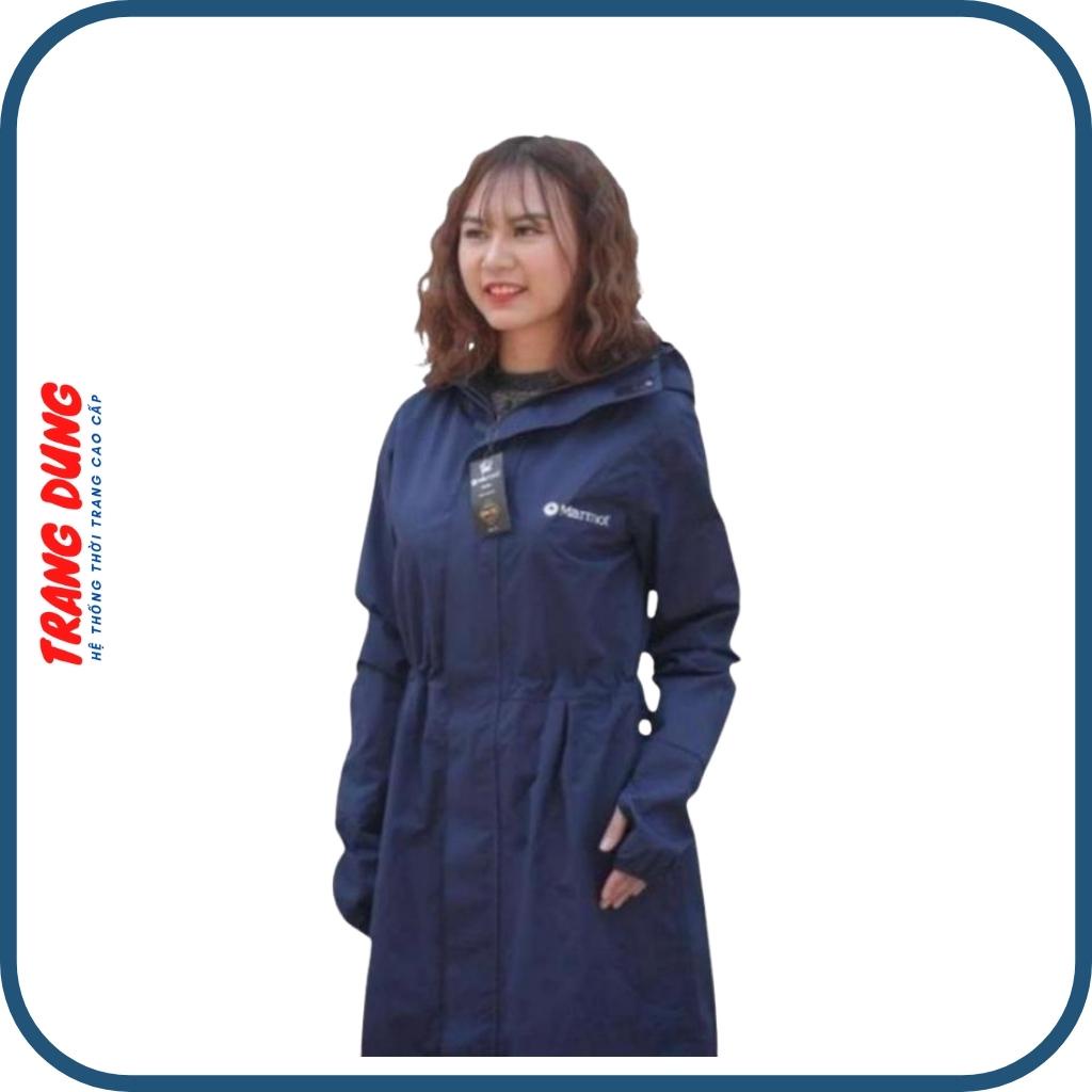 Áo mưa măng tô nữ thời trang chống thấm, chống gió siêu đẹp - Áo mưa mangto cao cấp chất vải UP Hàn Quốc