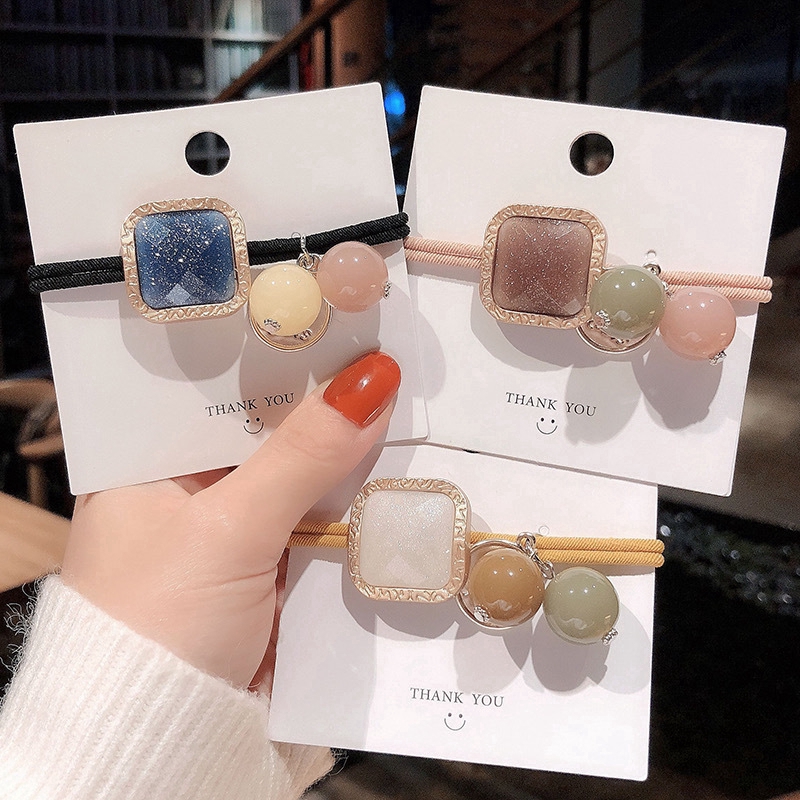 Dây Buộc Tóc Co Giãn Phong Cách Hàn Quốc Cho Nữ