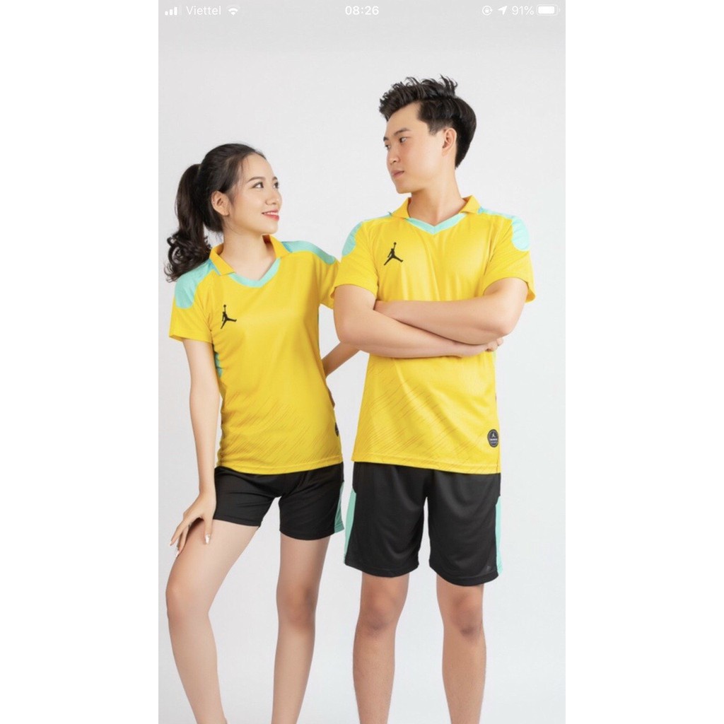 Bộ Quần Áo Bóng chuyền Nam -Nữ⚡Freeship⚡Bộ quần áo bóng chuyền Beyono/áo cầu lông/áo bóng bàn /áo thể thao cao cấp  ྇