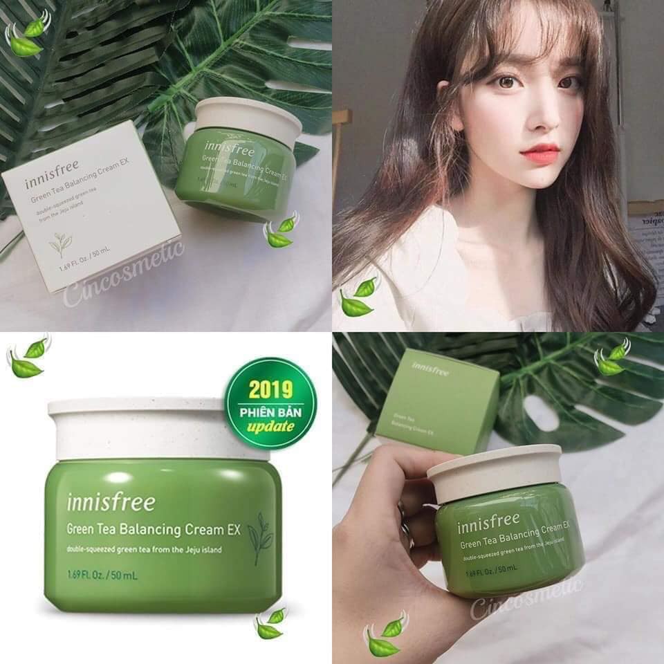 Kem Dưỡng Da Trà Xanh Innisfree Green Tea - Hàng chính hãng