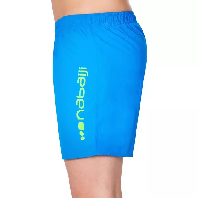Quần bơi nam đi biển, hồ bơi Boxer B-ACTIVE - Xanh MIRILIK DECA