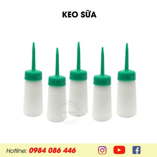 Keo sữa chiết lọ có sẵn 30ml- 50ml- 200ml dùng làm slime, làm keo dán gỗ, dán vải - baobionline