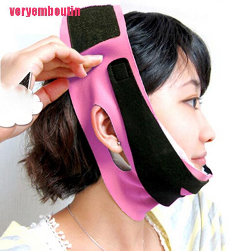 (Hàng Mới Về) Mặt Nạ Nâng Cằm Tạo Khuôn Mặt Chữ V Thon Gọn Chống Nếp Nhăn