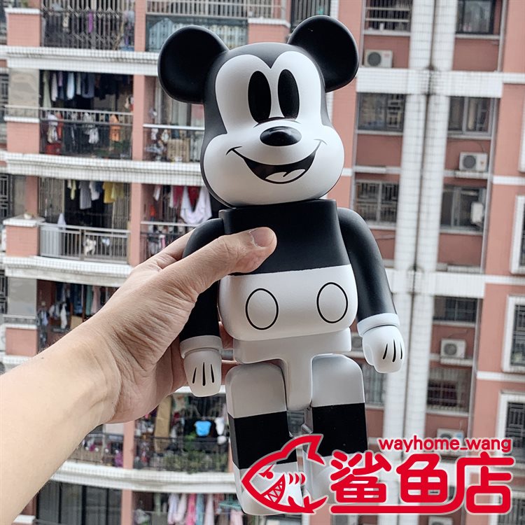 Đồ Chơi Mô Hình Búp Bê Trang Trí Hình Gấu/Chuột Mickey Violent Bearbrick Trang Trí Cửa Hàng/Văn Phòng eV46