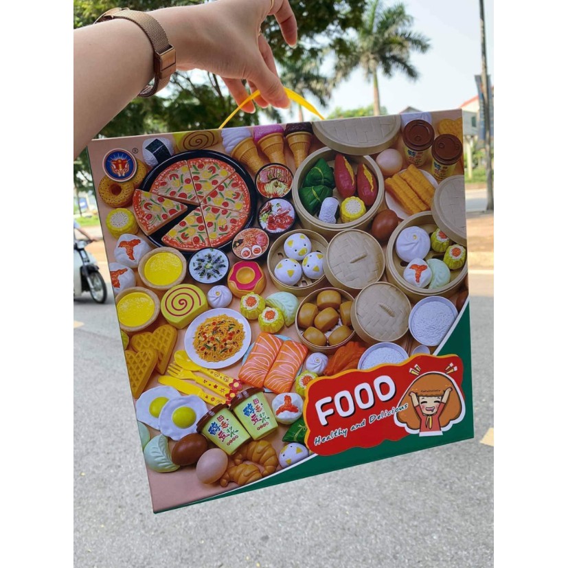BỘ ĐỒ CHƠI NẤU ĂN 88 CHI TIÊT ĐỦ MÓN NƯỚNG XÀO HẤP LUỘC