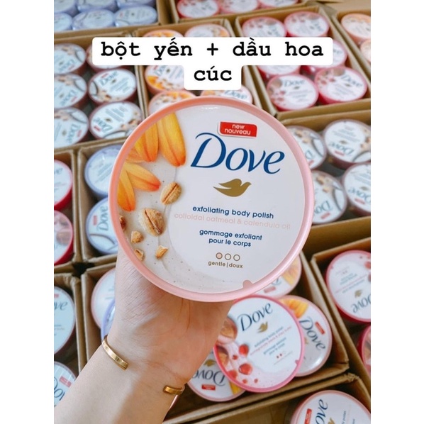 Tẩy da chết body Dove bản Mỹ mới cao cấp nhất