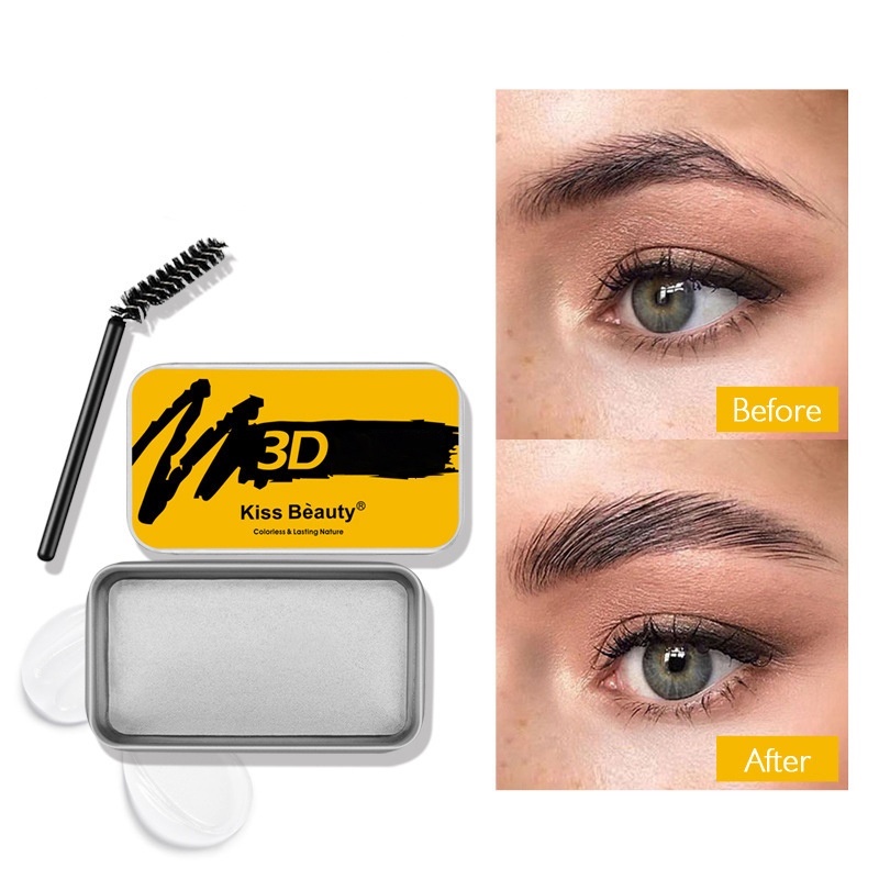 Kem tạo kiểu lông mày 3D không màu trong suốt chống nước chống mồ hôi lâu trôi