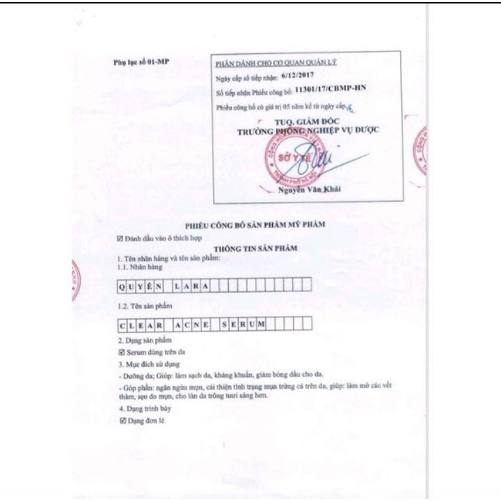 Tinh chất serum hết mụn_Hết thâm sạm do sẹo _Se khít lỗ chân lông