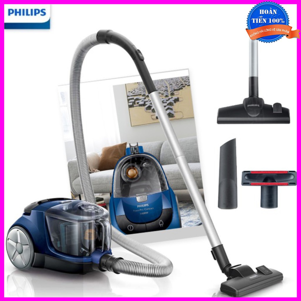 Máy hút bụi gia đình nhãn hiệu Philips công suất 1400W FC8471/81.