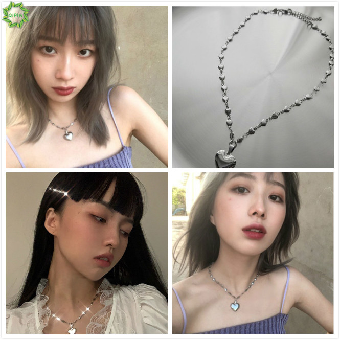 Dây Chuyền Mặt Trái Tim Phong Cách Hàn Quốc