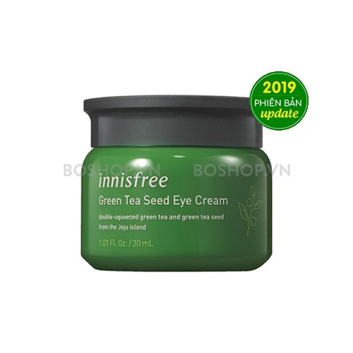 KEM DƯỠNG MẮT INNISFREE GREEN TEA SEED EYE CREAM 30ML CHÍNH HÃNG - 5606