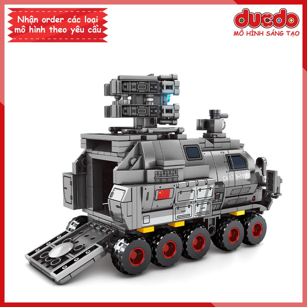 Sembo 107027 Lắp ghép xe vận chuyển lính CN171 trong The Wandering Earth - Đồ chơi Xếp hình Mô hình WW2