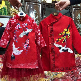 Áo dài bé trai gái