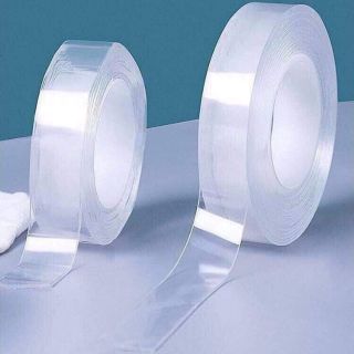 Băng keo trong 2 mặt cuộn 3m