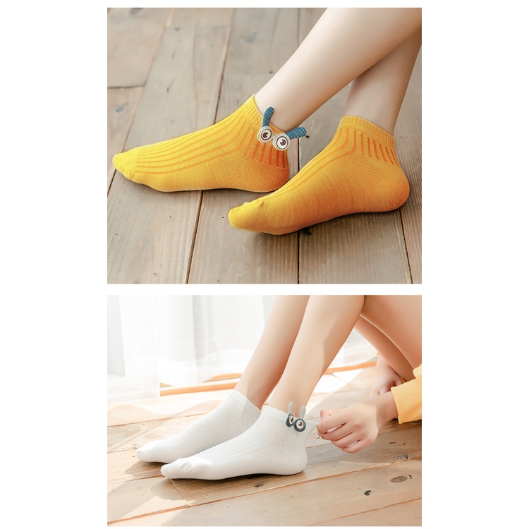 Tất nữ cổ trung KOGANO vớ nữ co giãn đi giày thể thao chạy bộ tập gym, yoga phụ kiện thỏ xinh xắn FAS-001316